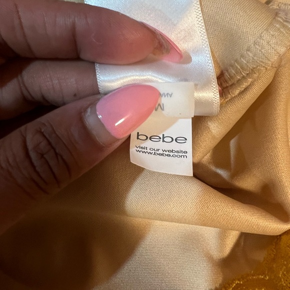 Yellow One-Shoulder Lace Midi Dress (Medium) - Picture 5 of 5